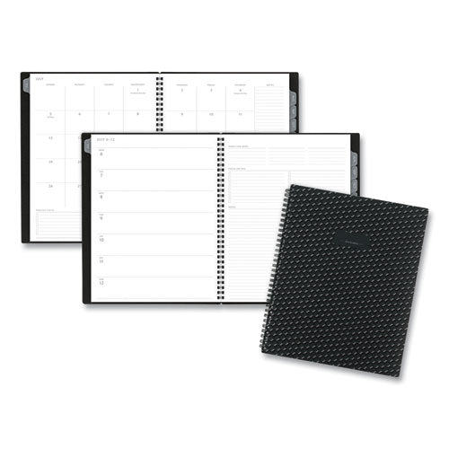 Elevation Academic Weekly-monthly Planner, 11 X 8.5, Black, 2020-2021