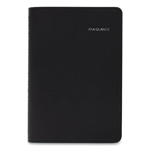 Quicknotes Daily-monthly Appointment Book-planner, 8.5 X 5.5, Black, 2021