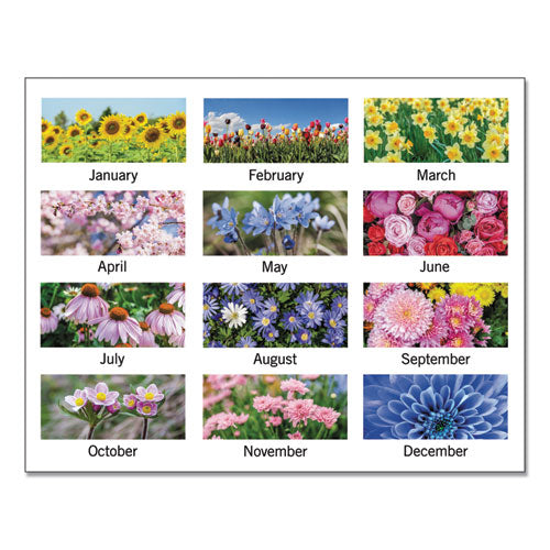 Floral Panoramic Desk Pad, 22 X 17, Floral, 2021