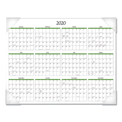 Floral Panoramic Desk Pad, 22 X 17, Floral, 2021