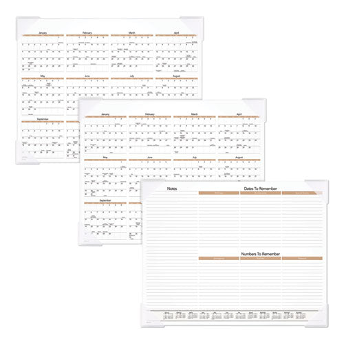 Puppies Monthly Desk Pad Calendar, 22 X 17, 2021