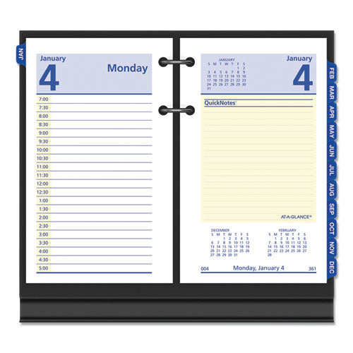 Quicknotes Desk Calendar Refill, 3.5 X 6, 2021