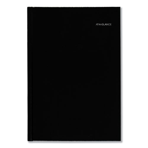 Hard-cover Monthly Planner, 11.78 X 5, Black, 2020-2022