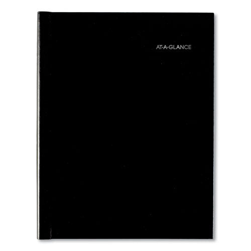 Hardcover Weekly Appointment Book, 11 X 8, Black, 2021
