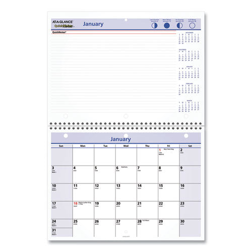 Quicknotes Desk-wall Calendar, 11 X 8, 2021