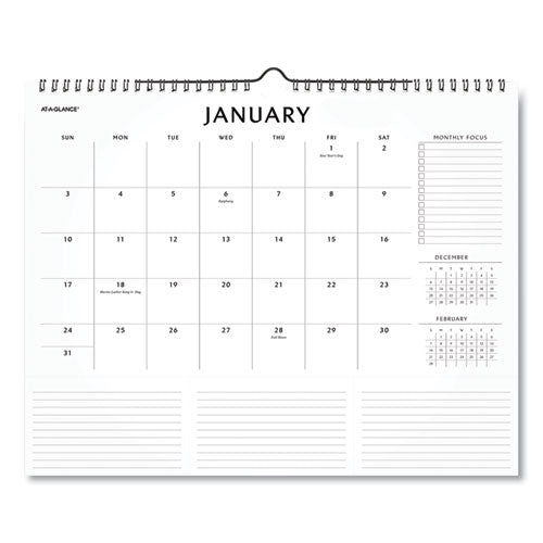 Elevation Wall Calendar, 15 X 12, 2021