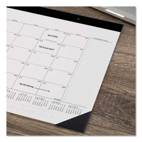 Contemporary Monthly Desk Pad, 22 X 17, 2021