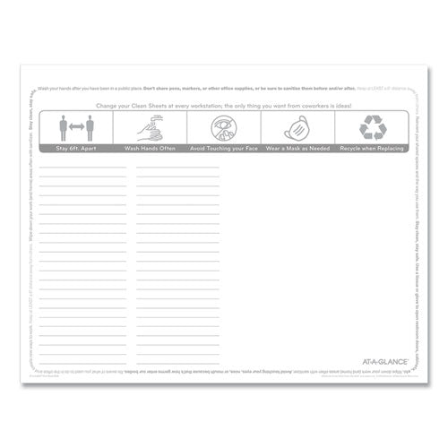 Disposable Clean Sheets, 25 Sheets, 17 X 22, White, 25-pack