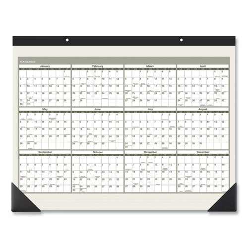 Recycled Monthly Desk Pad, 22 X 17, 2021