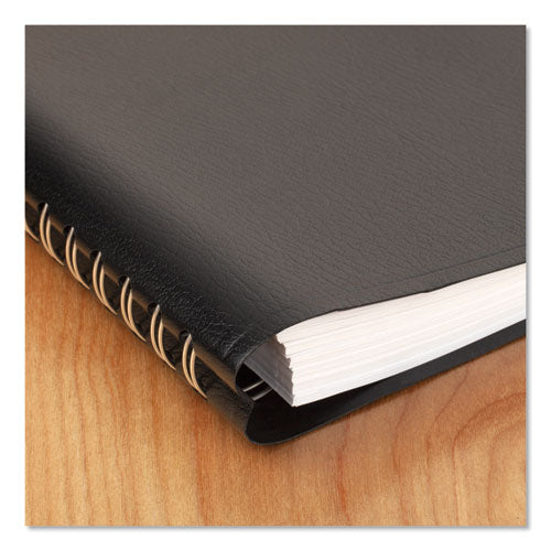Daily Appointment Book With Hourly Appointments, 8 X 5, Black, 2021