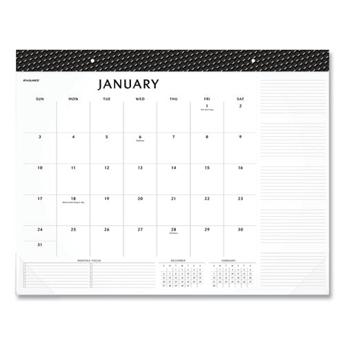 Elevation Desk Pad Calendars, 21.75 X 17, 2021