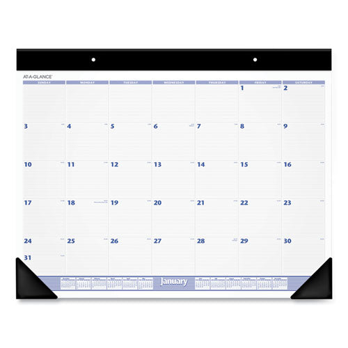 Desk Pad, 24 X 19, White, 2021