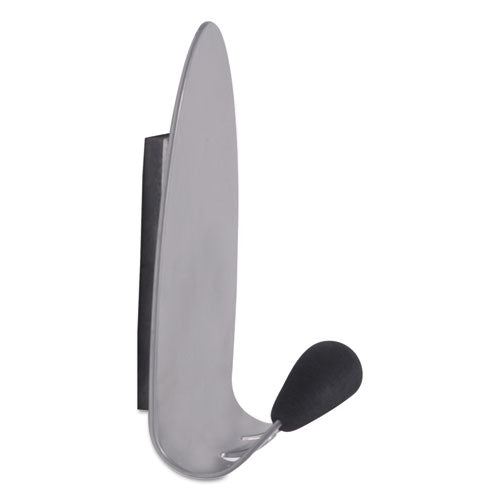 Magnetic Coat Peg, One Hook, Steel, Silver