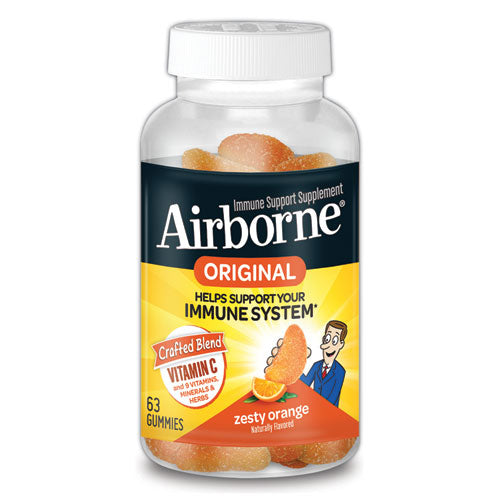 Immune Support Gummies, Zesty Orange, 63-bottle