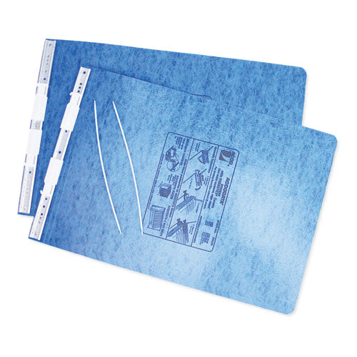 Presstex Covers With Storage Hooks, 2 Posts, 6" Capacity, 11 X 14.88, Light Blue