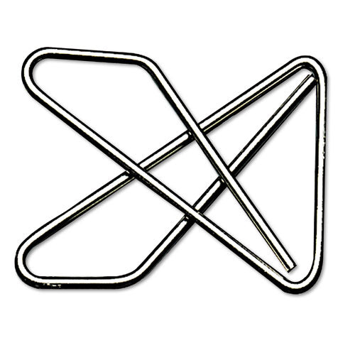 Ideal Clamps, Large (no. 1), Silver, 12-box
