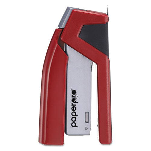Injoy Spring-powered Compact Stapler, 20-sheet Capacity, Red