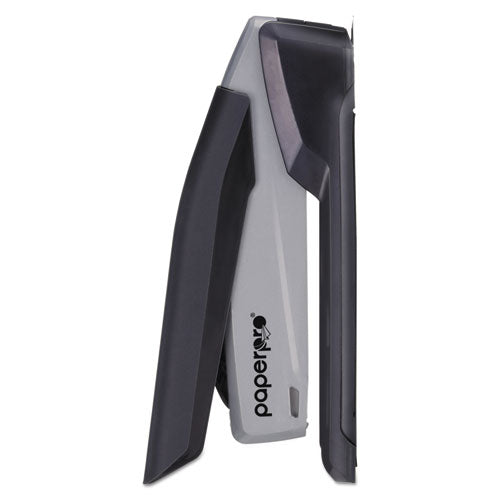 Ecostapler Spring-powered Desktop Stapler, 20-sheet Capacity, Black-gray