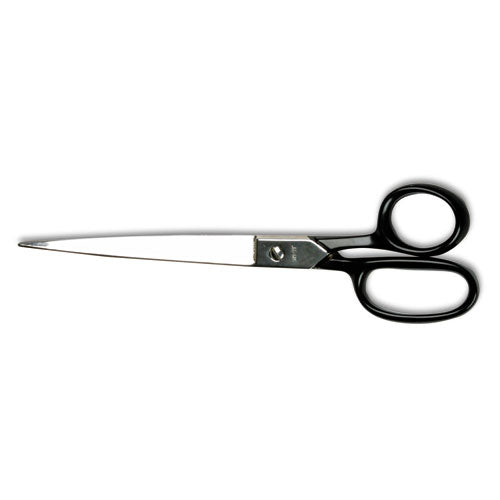 Hot Forged Carbon Steel Shears, 7" Long, 3.13" Cut Length, Black Straight Handle