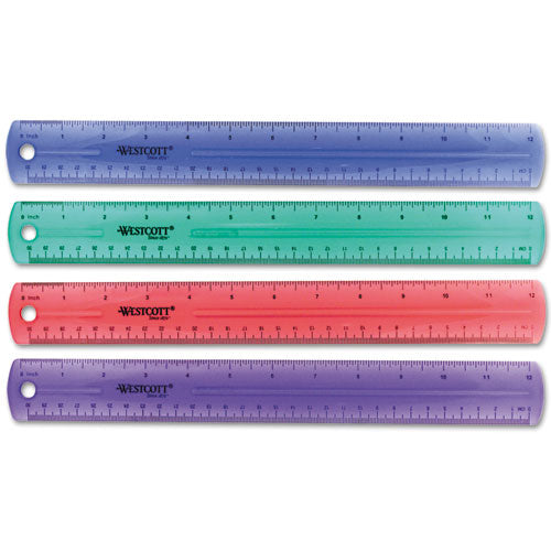 12" Jewel Colored Ruler