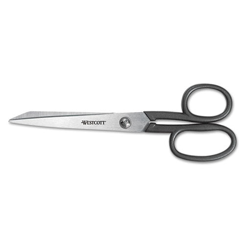 Kleencut Stainless Steel Shears, 6" Long, 2.75" Cut Length, Black Straight Handle