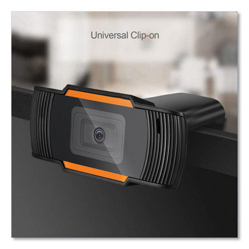 Cybertrack H2 480p Webcam With Microphone 300k, 1280 Pixels X 720 Pixels, 0.3 Mpixels, Black
