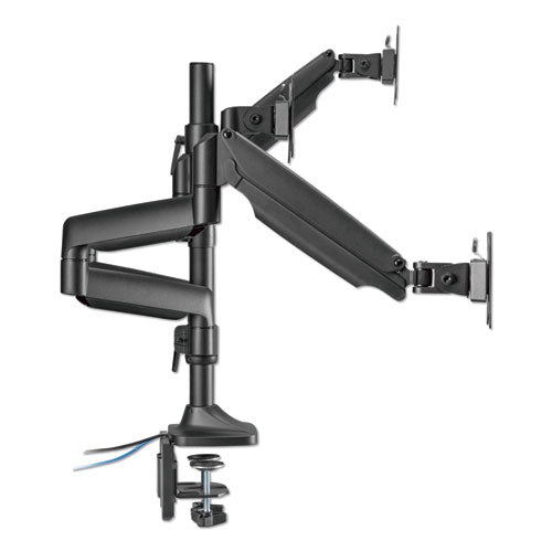 Adaptivergo Heavy-duty Articulating Triple Monitor Arm With Usb, 32", Black