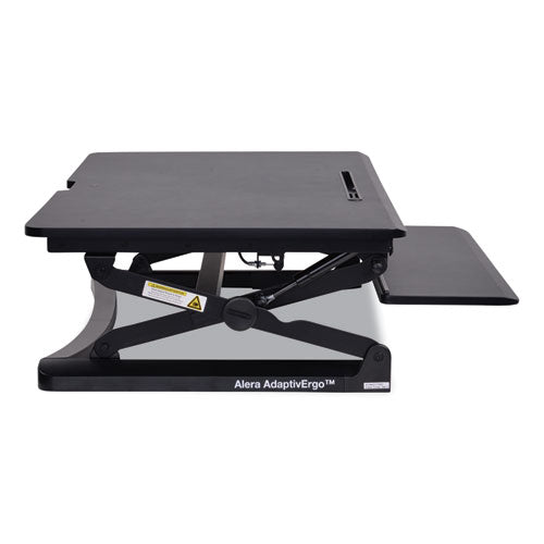 Adaptivergo Sit-stand Lifting Workstation, 35.12w X 31.10d X 19.69h,black
