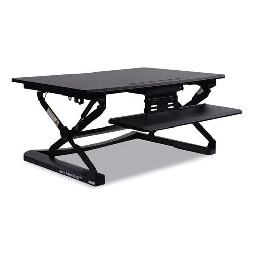 Adaptivergo Sit-stand Lifting Workstation, 35.12w X 31.10d X 19.69h,black