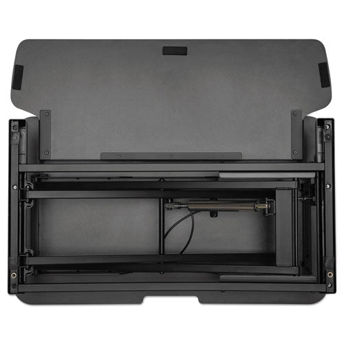 Adaptivergo Sit-stand Workstation, 31.5w X 26.13d X 19.88h, Black
