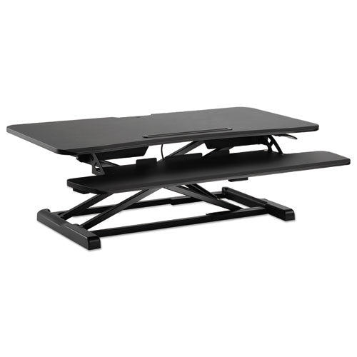 Adaptivergo Sit-stand Workstation, 37.38w X 26.13d X 19.88h, Black