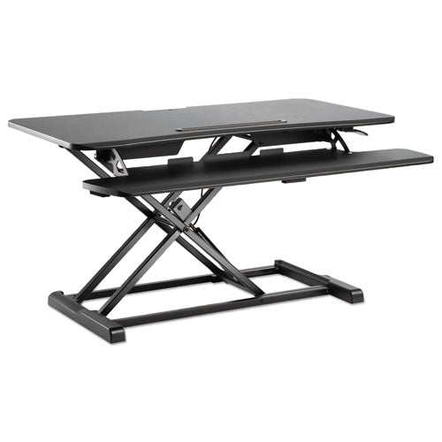 Adaptivergo Sit-stand Workstation, 37.38w X 26.13d X 19.88h, Black