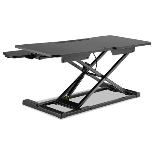 Adaptivergo Sit-stand Workstation, 37.38w X 26.13d X 19.88h, Black