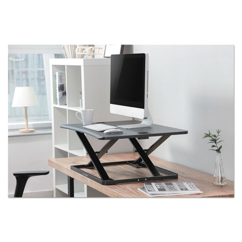 Adaptivergo Ultra-slim Sit-stand Desk, 31.33" X 22" X 15.75", Black