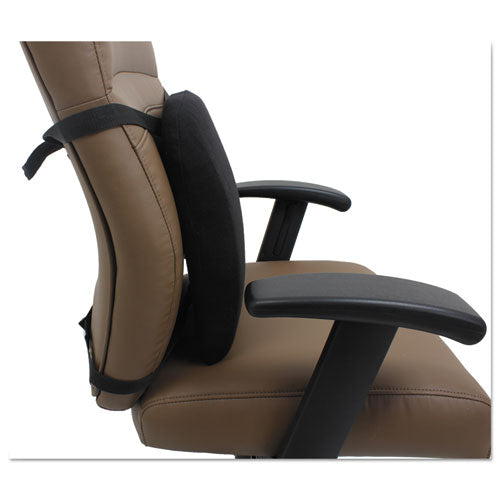 Cooling Gel Memory Foam Backrest, 14.13 X 14.13 X 2.75, Black