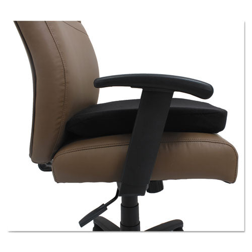 Cooling Gel Memory Foam Seat Cushion, 16.5 X 15.75 X 2.75, Black
