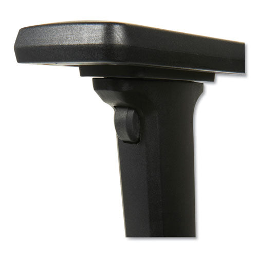 Alera Elusion Ii Series Mesh Mid-back Synchro With Seat Slide Chair, Supports Up To 275 Lbs, Black Seat-back, Black Base