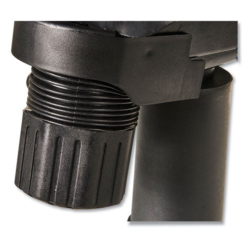 Alera Elusion Ii Series Mesh Mid-back Synchro With Seat Slide Chair, Supports Up To 275 Lbs, Black Seat-back, Black Base