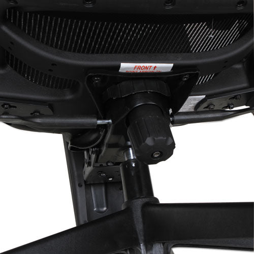 Alera Epoch Series Suspension Mesh Multifunction Chair, Supports Up To 275 Lbs, Black Seat-black Back, Black Base