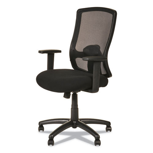 Alera Etros Series High-back Swivel-tilt Chair, Supports Up To 275 Lbs, Black Seat-black Back, Black Base