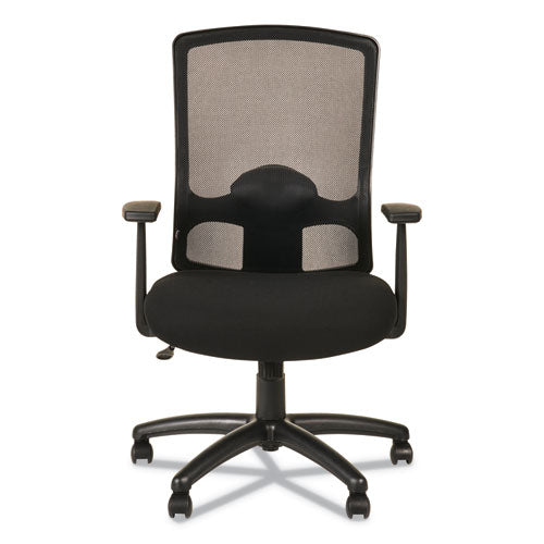 Alera Etros Series High-back Swivel-tilt Chair, Supports Up To 275 Lbs, Black Seat-black Back, Black Base