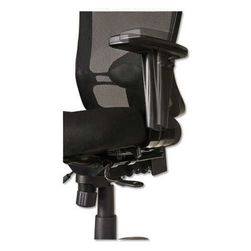 Alera Etros Series High-back Multifunction With Seat Slide Chair, Supports Up To 275 Lbs, Black Seat-black Back, Black Base