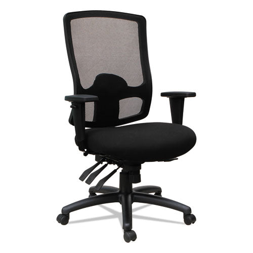 Alera Etros Series High-back Multifunction With Seat Slide Chair, Supports Up To 275 Lbs, Black Seat-black Back, Black Base