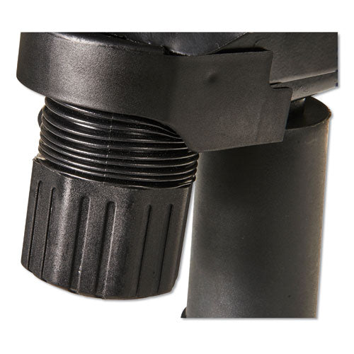 Alera Etros Series Mesh Stool, 36.13" Seat Height, Supports Up To 275 Lbs, Black Seat-black Back, Black Base