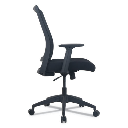 Alera Ey Series Swivel Tilt Chair, Supports Up To 275 Lbs., Black Seat-black Back, Black Base
