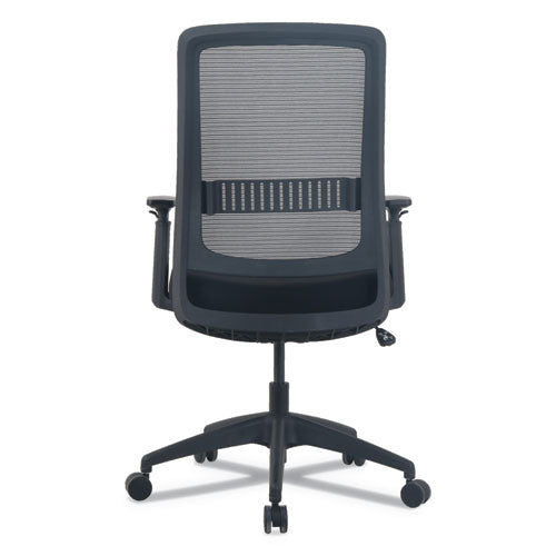 Alera Ey Series Swivel Tilt Chair, Supports Up To 275 Lbs., Black Seat-black Back, Black Base