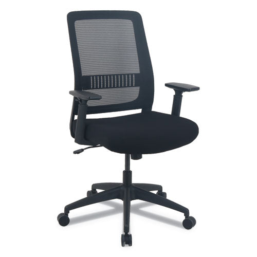 Alera Ey Series Swivel Tilt Chair, Supports Up To 275 Lbs., Black Seat-black Back, Black Base