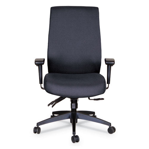 Alera Wrigley Series High Performance High-back Multifunction Task Chair, Up To 275 Lbs, Black Seat-back, Black Base