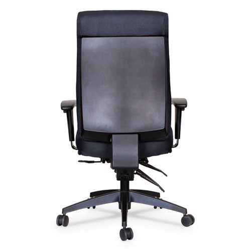 Alera Wrigley Series High Performance High-back Multifunction Task Chair, Up To 275 Lbs, Black Seat-back, Black Base