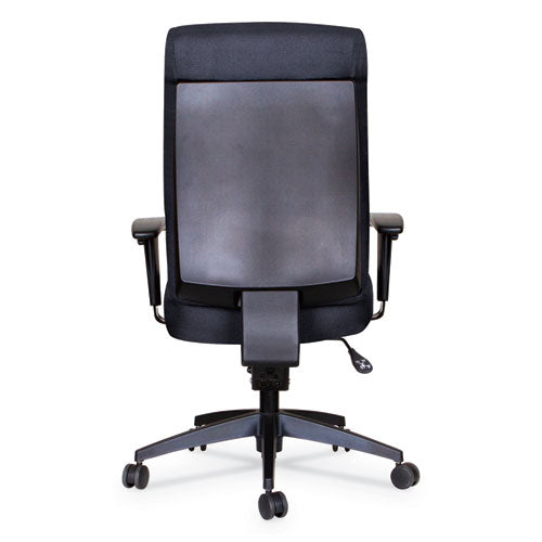 Alera Wrigley Series High Performance High-back Synchro-tilt Task Chair, Up To 275 Lbs, Black Seat-back, Black Base
